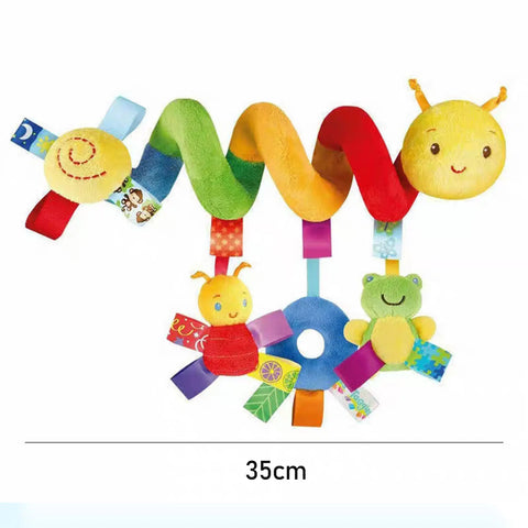 12 Styles Available, Baby Stroller, Hanging Bell, Plush, Baby color label, Bed packaging, cartoon multifunctional bed packaging