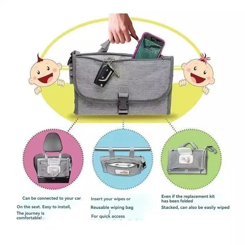 NEW Baby Diaper Pad Portable Diaper Pad For Going Out Extended Foldable Breathable Newborn Leakproof Waterproof And Urine-proof