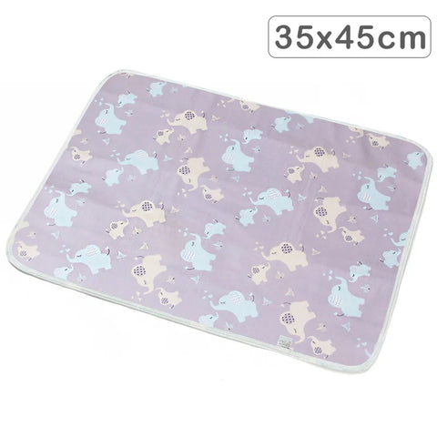 35x45cm Baby Reusable Mattress Waterproof Diapering Changing Pads Cotton Washable Newborn Mattress Baby Changing Mat