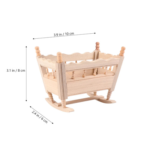 Wooden Baby Cradle Cribs Crib Cradles And Dollhouse Beds