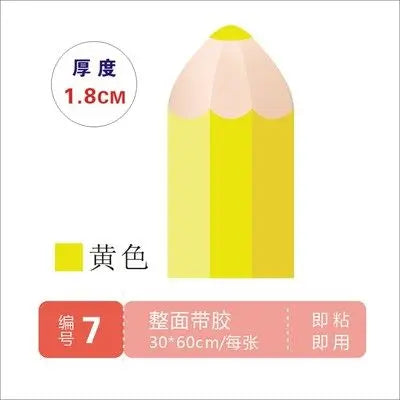 Pencil Wall stickers self-adhesive kindergarten Wallpaper children's room pencil soft pack anti-collision wall Stickers crib