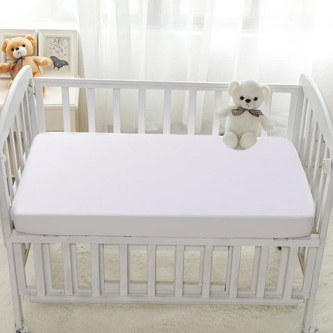 Waterproof Baby Crib sheets Cot Mattress Protector 60× 120 For Baby Toddler Bed Mattress Pad Cover Crib Sheets Bed Sheet  60 70