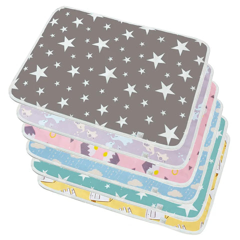 35x45cm Baby Reusable Mattress Waterproof Diapering Changing Pads Cotton Washable Newborn Mattress Baby Changing Mat