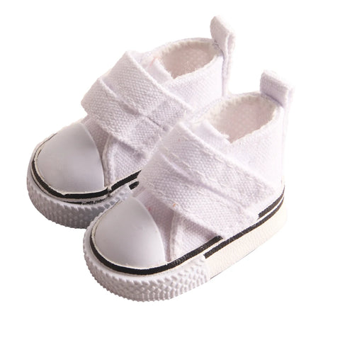 14'' Fashion Cute 5 cm Canvas 13 Colors Doll Shoes Snekers For 1/6 BJD Dolls Russian DIY Handmade Toys Shoes For Nancy Lesly