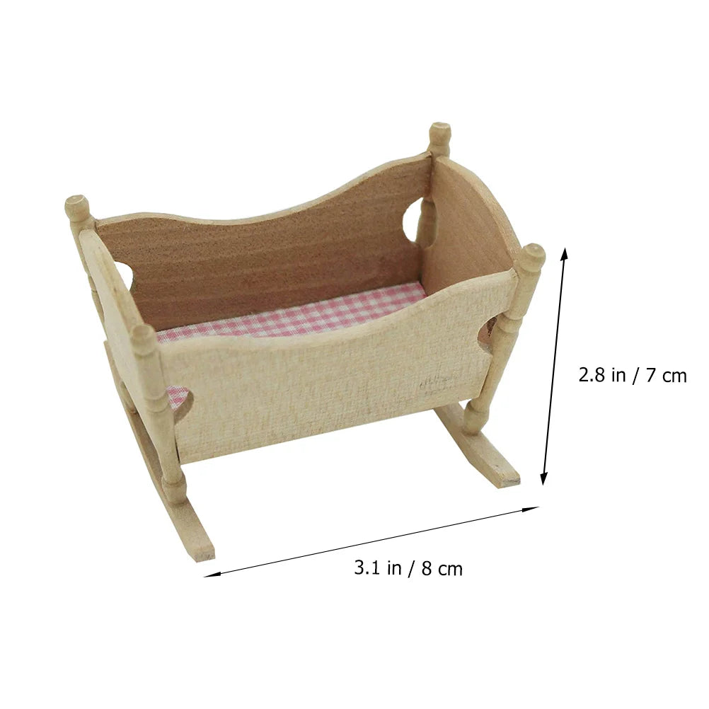 Wooden Baby Cradle Cribs Crib Cradles And Dollhouse Beds