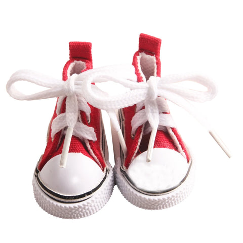 14'' Fashion Cute 5 cm Canvas 13 Colors Doll Shoes Snekers For 1/6 BJD Dolls Russian DIY Handmade Toys Shoes For Nancy Lesly