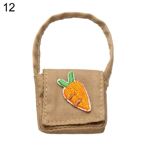 Fashion Handmand Doll Belt Bag For 1/11 OB11 Dolls DIY Doll Toys Backpack 1/6 1/8 1/12 BJD Dolls Bag Accessories