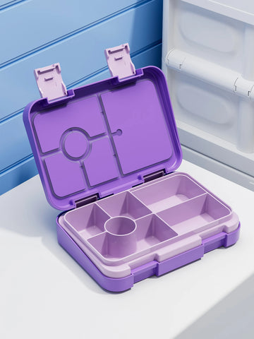 1100ml Cartoon Printed Lunch Box Microwavable Bento Box Interlayer Leakproof Storage Box Hermetic Containers Students School