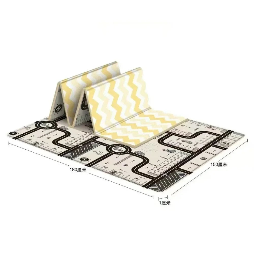 Foldable Baby Play Mat Puzzle Educational Mats Children's Carpets Baby Toys Kid Integrated Crawl Activitys Rugs Baby Accessories