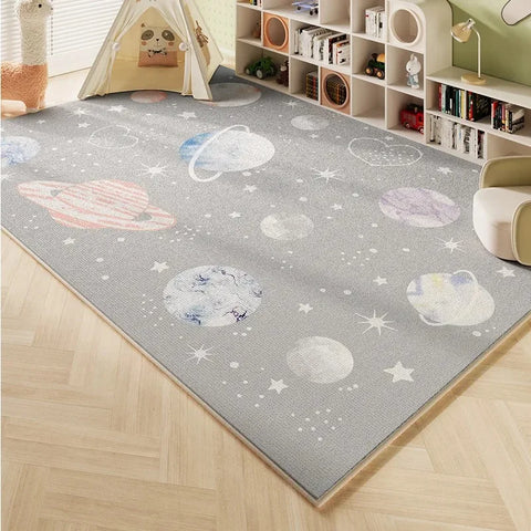Space Astronauts Carpet for Living Room Home Decoration Sofa Table Large Area Rugs Bedroom Bedside Floor Mat Bathroom Door Mat