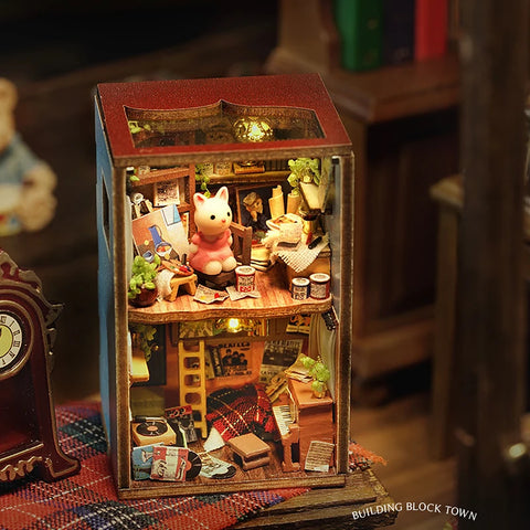 Doll House Miniature 3D Puzzle Toys For Children Handmade Assembly Models For Girls Teenagers And Boys 12+Birthday Gifts