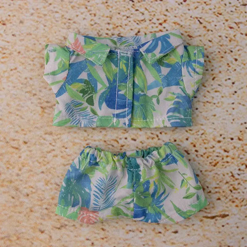 Hawaii Summer Beach Style Clothes For labubu 3.0 v1/v2/v3 clothes outfits For Ropa labubu Doll Clothes Accessories