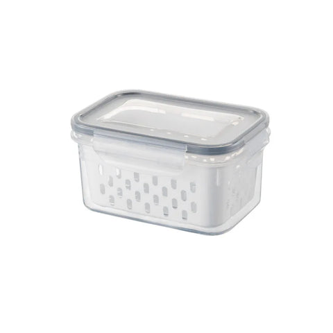 Fruit Storage Containers for Fridge with Removable Colander, Airtight Food Storage Container, Dishwasher Safe Produce Saver