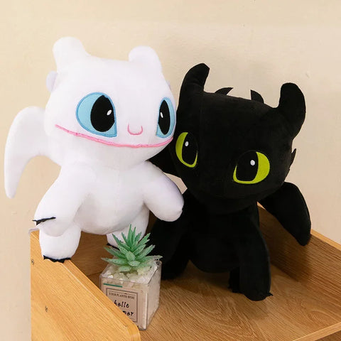 Toothless Dragon Plush Body Pillow Cute Cartoon Stuffed Cushion Soft Kawaii Decorative Body Pillow Sleeping Back Cushion Decor