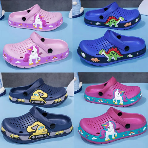 New Kids Clogs Baby Girls Slippers Summer Beach Water Shoes Indoor Outdoor EVA Casual Slipper Cute Little Girls Shoes Sandals