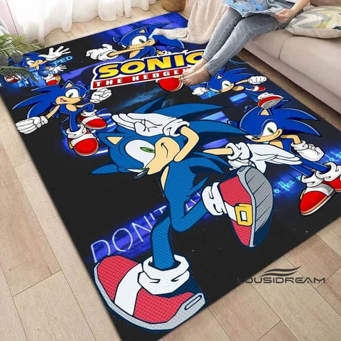 Anime Characters S-Sonic Carpet for Living Room Home Sofa Decoration,Children Game Large Decor Floor Mat Yoga Mat Large Carpet