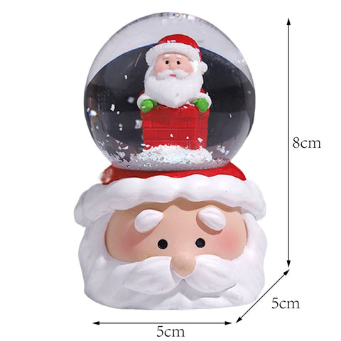 Christmas Crystal Ball Lighting Christmas Snow Globe Ornament Thanksgiving Christmas Gift Christmas Home Office Desk Decoration