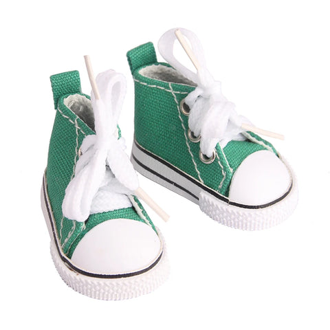 14'' Fashion Cute 5 cm Canvas 13 Colors Doll Shoes Snekers For 1/6 BJD Dolls Russian DIY Handmade Toys Shoes For Nancy Lesly