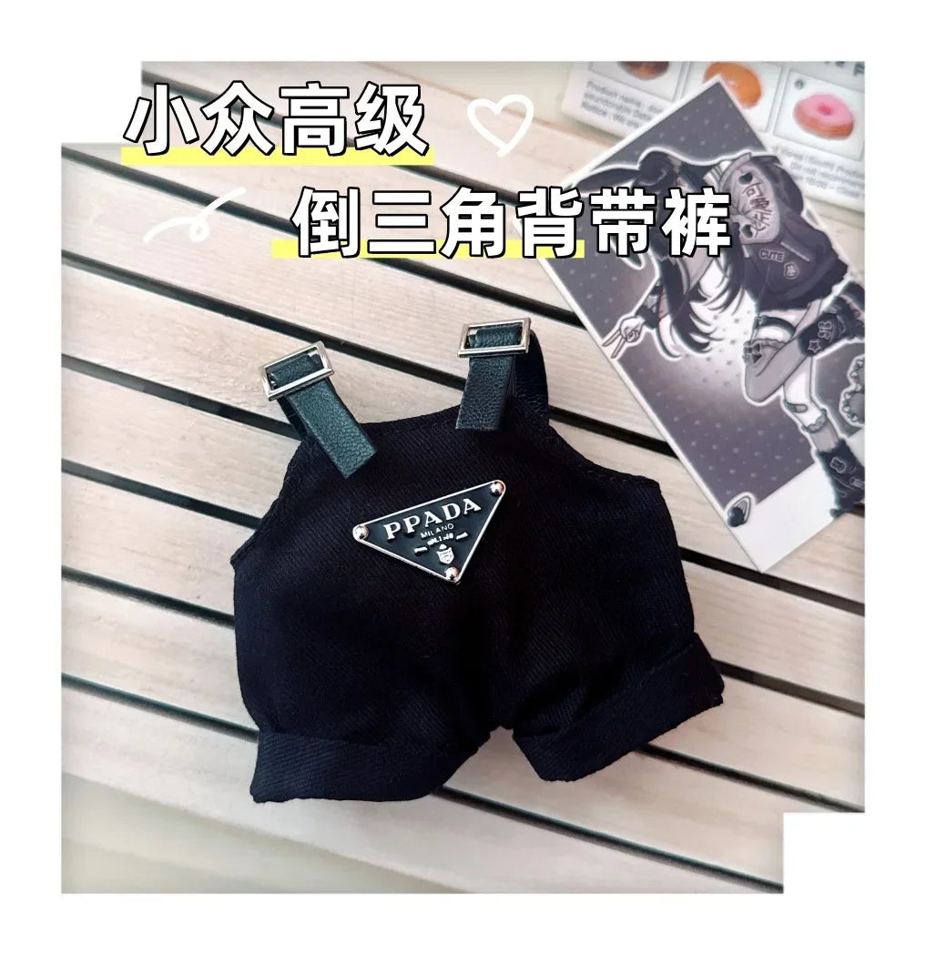 For 17cm Labubus Mini Doll Clothes Outfit Hat Clothes Shoes Labubu II Doll Accessories Cultivate Sitting Party Game Toys 1Pc