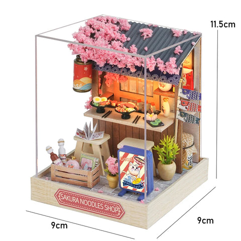 Doll House Handmade 3D Puzzle Making Building Model Kit Production And Assembly Room Toys Wooden Crafts DollHouse Birthday Gifts