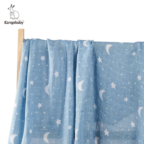 Kangobaby #My Soft Life# 100% Cotton All Season Newborn Muslin Swaddle Blanket Baby Stroller Cover 100% Cotton Infant Quilt