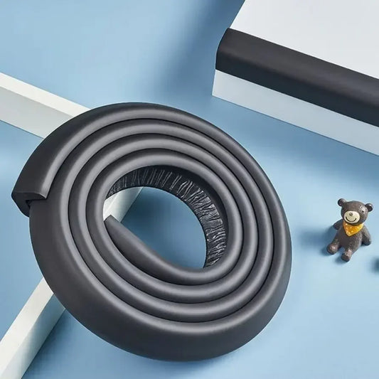 2M Baby Proofing Edge Corner Protector Strip Soft NBR Foam Padding Safety Corner Edge Bumper Guards for Fireplace Table Cabinet