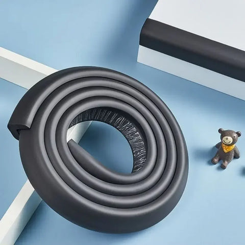 2M Baby Proofing Edge Corner Protector Strip Soft NBR Foam Padding Safety Corner Edge Bumper Guards for Fireplace Table Cabinet