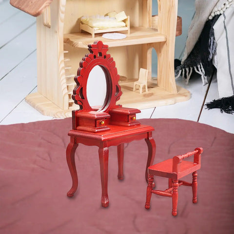 Simulation Mini Vanity Set Furniture Toy for Miniature Dollhouse Furniture