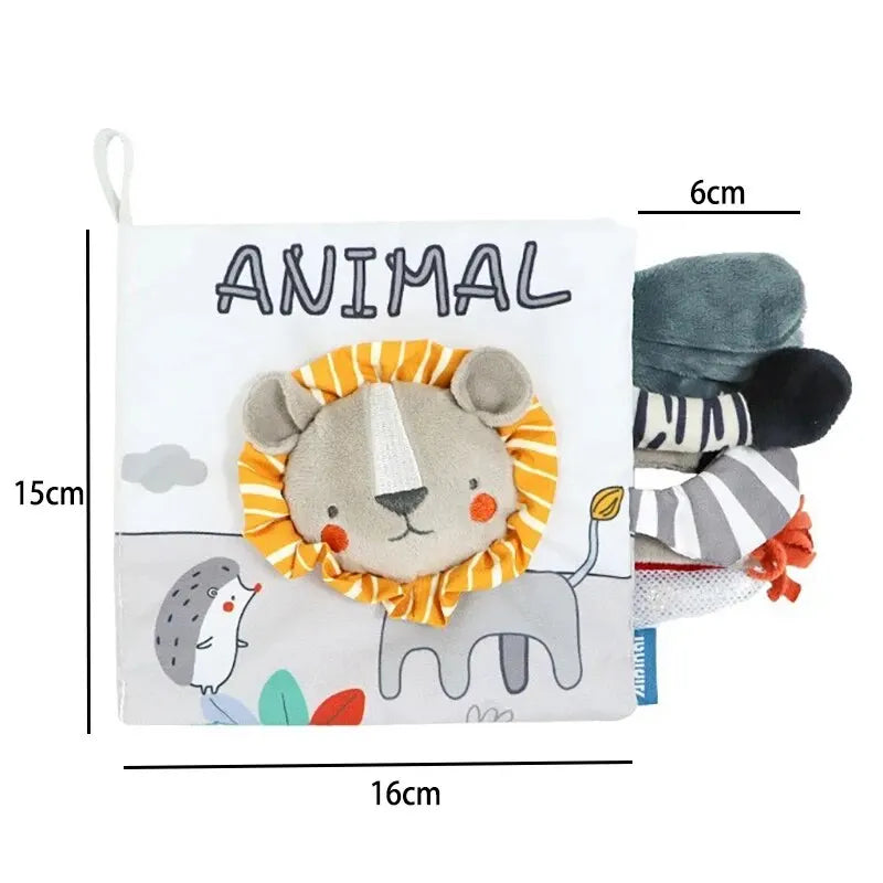 Baby Toys Cloth Book Children's Tactile Sensory Education Early Literacy Intelligence Development Plush Toys Boys and Girls