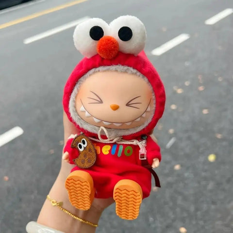 15cm Doll'S Clothes Outfit Accessories For Korea Kpop Exo Labubu Idol Dolls 10cm cotton doll crawling clothes pull-up Clothing