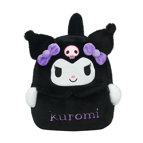 Brand new cartoon cute plush backpack cinnamon roll black loli girl heart large capacity backpack children Christmas Gift
