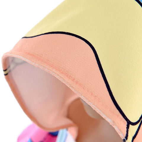 80-120cm Kids Hooded Bath Beach Poncho Towels Baby Quick Dry Bathrobe Child Cartoon Cloak Poncho Towels Microfiber Swim Cover-up