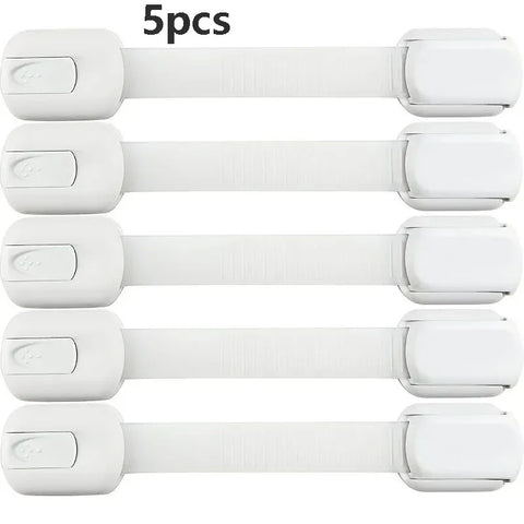 Baby Safety Lock Drawer Child Safety Cabinet Locks Adhesive Cabinet Drawer Door Latches Baby Safe Straps