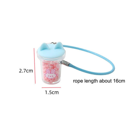 Mini Doll Kettle Pendant Transparent Water Cup for OB11 Dollhouse Scene Accessories BJD Dress Up Toys