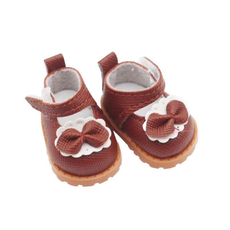 Labubu Dolls Princess Shoes Styles DIY for Labubu Doll Leather Leather Shoes  Dolls Accessories Clothing Gift