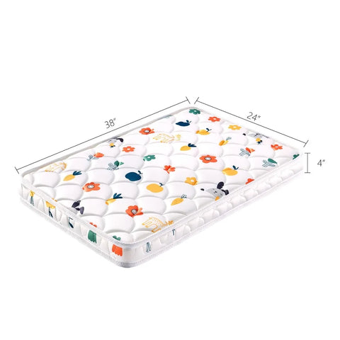 Mini Crib Mattress, Firm Support and Comfort Premium Foam, Fits Mini and Portable Cribs, 38" x 24" x 4"