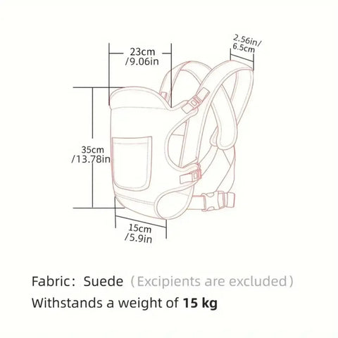 Baby Carrier Backpack Baby Bag Newborn Sling 4 in 1 Ergonomic Breathable Infant Babies Carrier Wrap Hipseat Waist Belt Backpacks