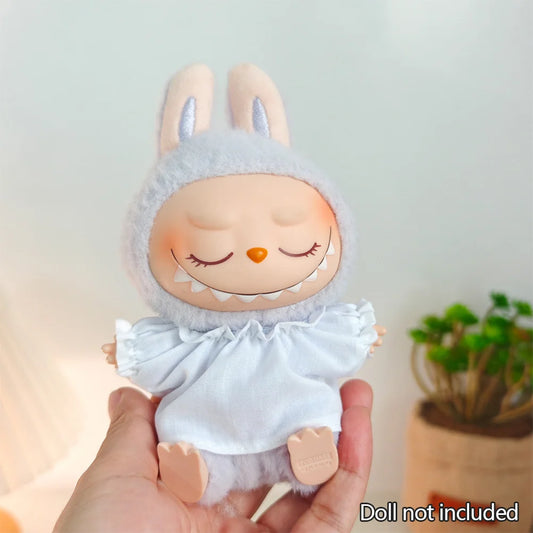 17cm Mini Plush Doll'S Clothes Outfit Accessories For Korea Kpop Exo Labubu Idol V1 V2 Strap skirt set Clothing Gift