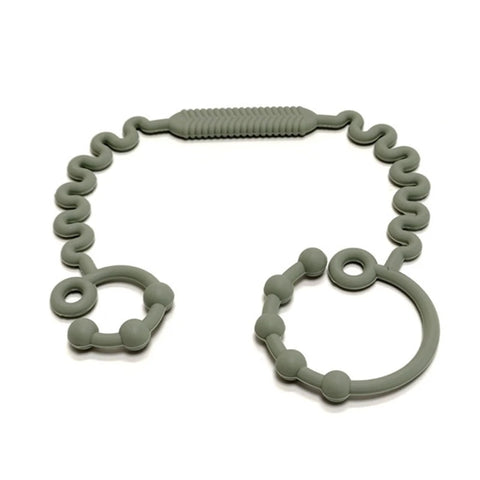 Versatile Teething Toy Bottle Holder Silicone Strap Practical & Reliable Teether Toy Tethers for Pushchair High Chair