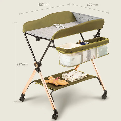 Diaper changing table Baby care table newborn baby changing diaper changing table Massage baby folding replacement