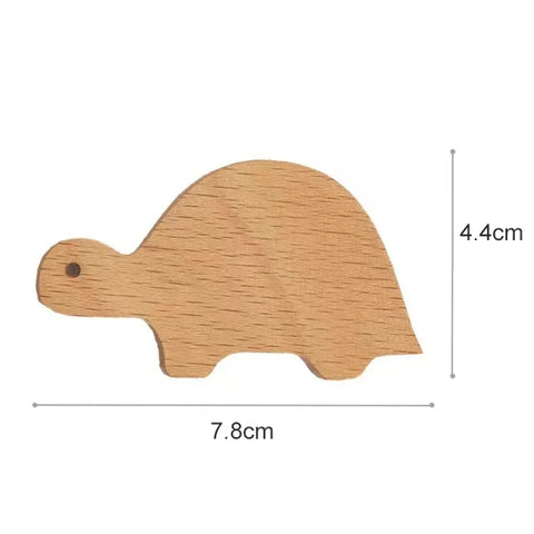 Wooden Drawer Hooks Room Decor Animal Hook Wall Keychain Coat Hook Home Wardrobe Cute Wood Hook Hanger Kitchen Accessories