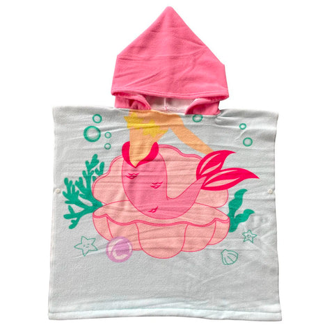 Baby Stitch Bath Towel Children Hooded Cape Cloak Boy Girl Cartoon Swimming Beach Towel Toddler Robes Lilo & Stitch Bathrobes