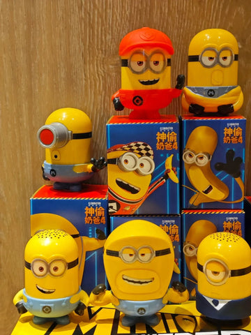 New Despicable Me 4 Minions Cute Action Figure Model Collectible Toy Room Decoration Kid Birthday Gifts