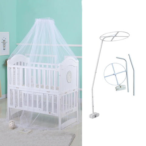 Summer Dome Mosquito Net Baby Bed Canopy Netting Stand Hanging Bed Net Support Crib Mosquito Curtain Fly Insect Protection Tent