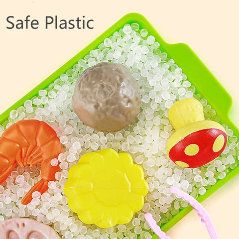 Kids Pretend Play Kitchen Toys Simulation Food Barbecue Cooking Toys Children Educational Play House Interactive Toys For Girl