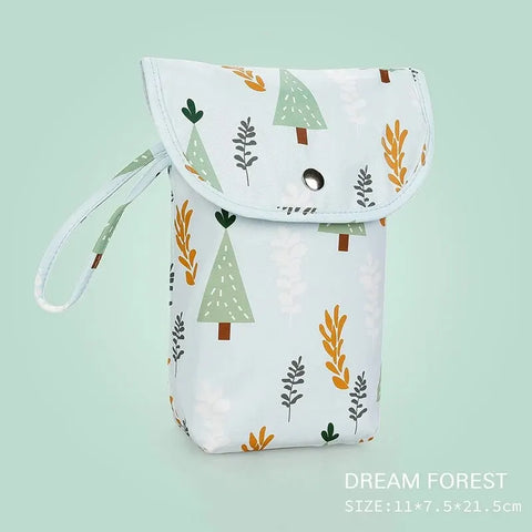 Baby Diaper Bag Waterproof Wet Dry Pack Mummy Storage Pouch Nappy Organizer Insert Tote Purse Travel Stroller Carry Bag