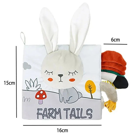 Baby Toys Cloth Book Children's Tactile Sensory Education Early Literacy Intelligence Development Plush Toys Boys and Girls