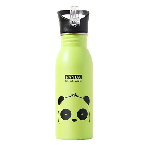 500ML Children's Stainless Steel Sports Water Bottles Portable Outdoor Cycling Camping Bicycle Bike Kettle