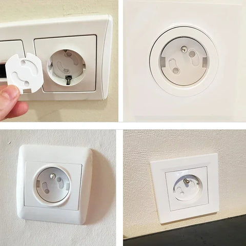 5pcs Kids Sockets Cover Plugs Baby Safety Electric Socket Outlet Plug Protection Children Security Safe Lock Cover