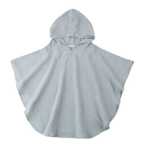 Soft Cotton Baby Hooded Towel Bath Towel for Boys Girls Bathrobe Sleepwear Children's Clothing Floral/Solid Color Infant ponchos